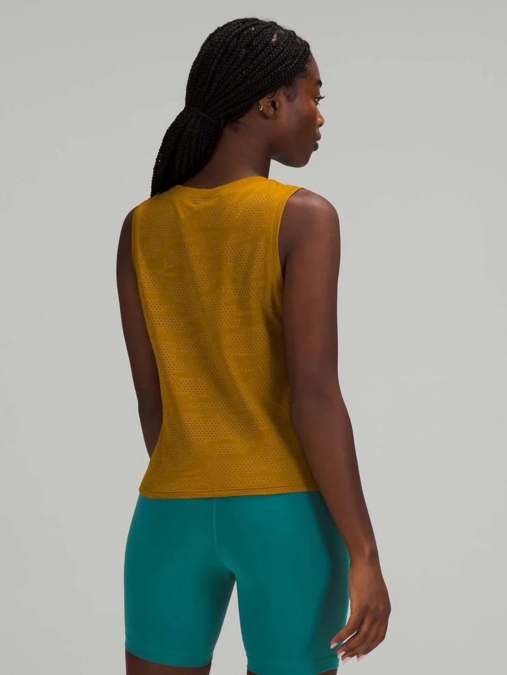 🆕 Lululemon Train to Be Tank Top *Camo in Dot Camo Gold Spice Size 8